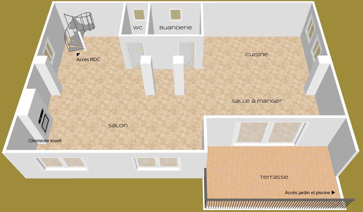Plan Rez-de-jardin